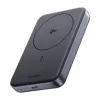 Powerbank magnetyczny 10000mAh Ugreen PB761, Qi2 15W, Magsafe + kabel USB-C (czarny)