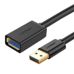 Kabel UGREEN US129 USB-A 3.0 przedłużający 0.5m (czarny)