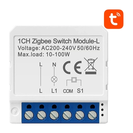 Przekaźnik AVATTO LZWSM16-W1 ZigBee 1-kanałowy bez N Tuya