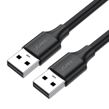 Kabel UGREEN US102 USB-A-USB-A 1m (czarny)