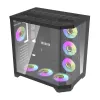Obudowa komputerowa DARKFLASH FT418 PRO + 7 wentylatorów ARGB (czarna)