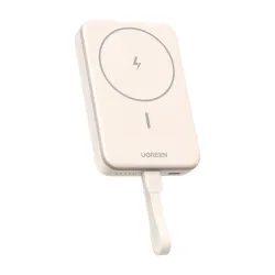 Powerbank UGREEN PB760 magnetyczny 10000mAh 20W (beżowy) Powerbank UGREEN PB760 magnetyczny 10000mAh 20W (beżowy)