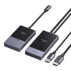 Adapter HDMI UGREEN CM737 nadajnik+odbiornik (czarny) Adapter HDMI UGREEN CM737 nadajnik+odbiornik (czarny)