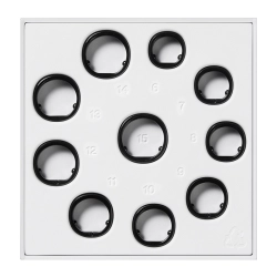 Zestaw rozmiarowy RingConn Gen 3 6-15 (czarny)