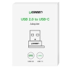 Adapter UGREEN US280 USB-C-USB-A 2.0 (czarny)