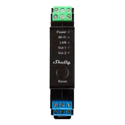 Przekaźnik SHELLY Pro 2PM Wi-Fi/LAN DIN 2-kanał pomiar