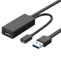 Kabel UGREEN US175 USB 3.0 przedłużający 10m (czarny)