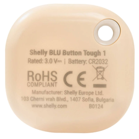 Przycisk SHELLY BLU Button Tough 1 Bluetooth (mokka)