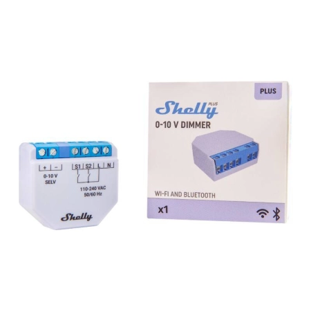 Ściemniacz SHELLY Plus 0-10V Dimmer Wi-Fi BT