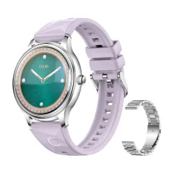 Smart Watch COLMI L28 (Srebrno-fioletowy + srebrny pasek stalowy) Smart Watch COLMI L28 (Srebrno-fioletowy + srebrny pasek stalowy)