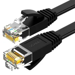 Kabel RJ45 UGREEN NW102 Cat.6 10m płaski (czarny)