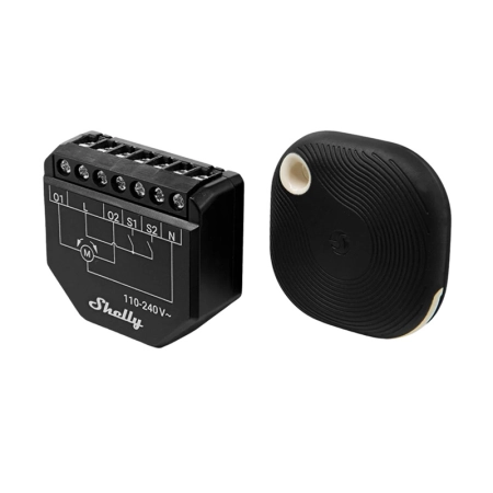Sterownik rolet SHELLY Shutter + BLU Button Tough 1