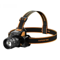 Latarka czołowa SUPERFIRE HL58 350lm USB Latarka czołowa SUPERFIRE HL58 350lm USB