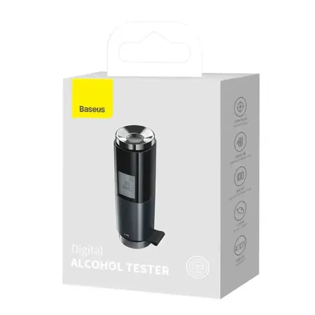 Alkomat BASEUS Digital Alcohol Tester bezustnikowy LCD (czarny)
