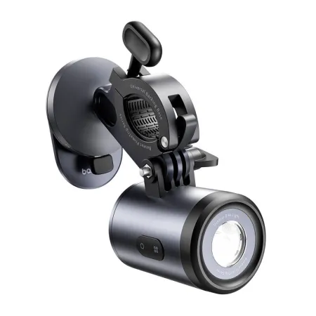 Uchwyt rowerowy BASEUS PrimeTrip 2w1 z latarką (czarny)