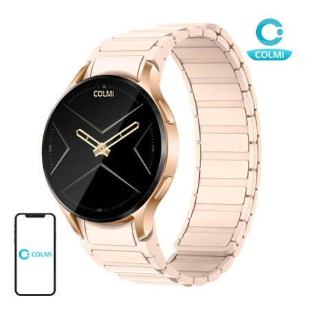 Smartwatch COLMI i28 Ultra z paskiem magnetycznym (złoty)