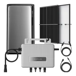 Zestaw fotowoltaiki balkonowej ECOFLOW STREAM Easy 1200W + AC Pro