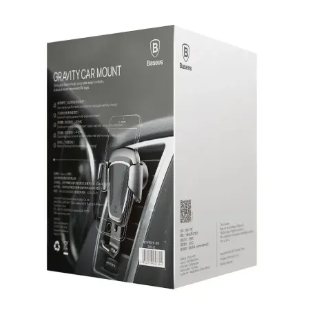 Uchwyt samochodowy BASEUS Gravity Car Mount na kratkę (czarny)