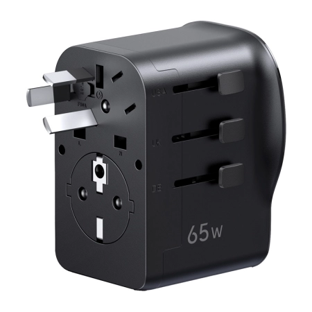 Adapter podróżny UGREEN S550 65W 2xUSB-C 1xUSB-A