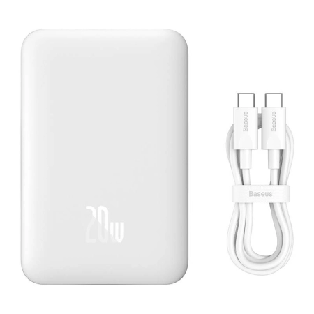 Powerbank BASEUS Magnetic Mini 10000mAh 20W MagSafe (biały)