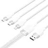 Kabel VENTION CTPWG USB-A-Lightning/USB-C/microUSB 1.5m 3A (biały)