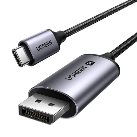 Kabel UGREEN CM556 USB-C-DisplayPort 3m (czarny)