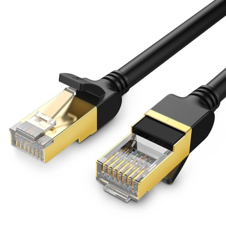 Kabel RJ45 UGREEN NW107 Cat.7 1m STP (czarny)
