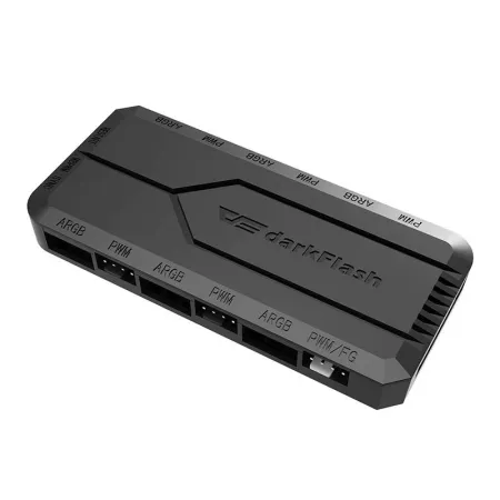 Kontroler wentylatorów DARKFLASH RC2 ARGB/PWM (czarny)