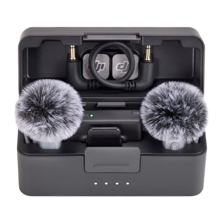 System mikrofonów bezprzewodowych DJI Mic Mini 2 (2 TX + 1 RX + Etui ładujące)