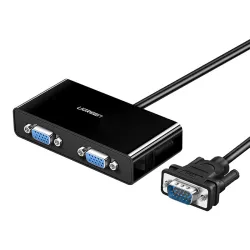 Rozdzielacz wideo UGREEN 40254 VGA-2x VGA 1m (czarny)