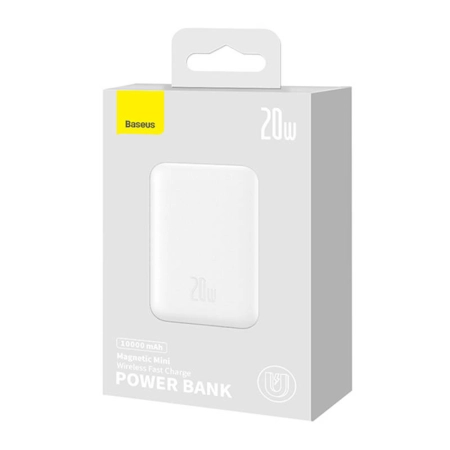 Powerbank BASEUS Magnetic Mini 10000mAh 20W MagSafe (biały)