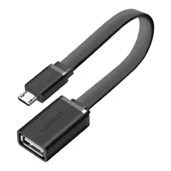 Adapter UGREEN US133 USB-A-micro USB OTG (czarny)