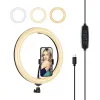 Lampa pierścieniowa PULUZ z uchwytem na telefon