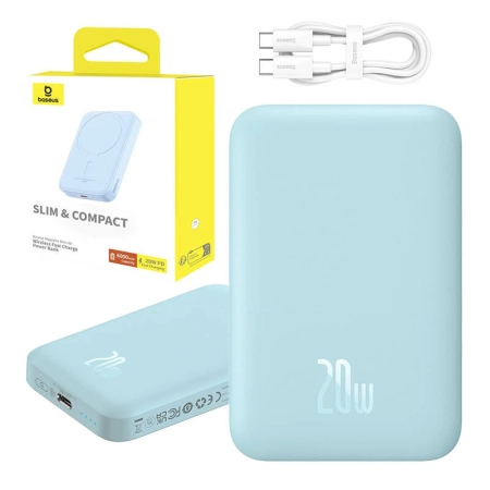 Powerbank BASEUS Magnetic Mini 6000mAh (niebieski)