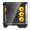 Obudowa komputerowa DARKFLASH DY470 + 4 wentylatory (czarna)