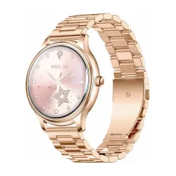Smart Watch COLMI L28 (Złoty+ złoty stalowy pasek) Smart Watch COLMI L28 (Złoty+ złoty stalowy pasek)