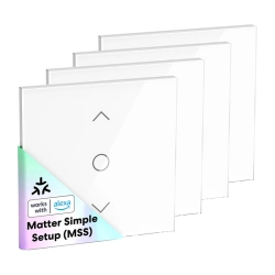 Inteligentny przełącznik rolet MEROSS MRS100MA(EU) Wi-Fi (Matter) (Zestaw 4 szt.) Inteligentny przełącznik rolet MEROSS MRS100MA(EU) Wi-Fi (Matter) (Zestaw 4 szt.)