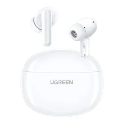 Słuchawki dokanałowe TWS Ugreen HiTune T3C, Bluetooth 5.4, IPX5, mikrofon (białe)