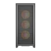 Obudowa komputerowa DARKFLASH AIRNOVA + 3 wentylatory (czarna)