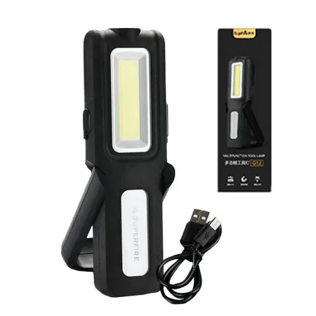 Latarka warsztatowa SUPERFIRE G12 566lm USB