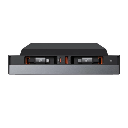Hub BASEUS T-Space USB-C-Lightning (czarny)
