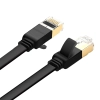 Kabel RJ45 UGREEN NW106 Cat.7 3m płaski (czarny)