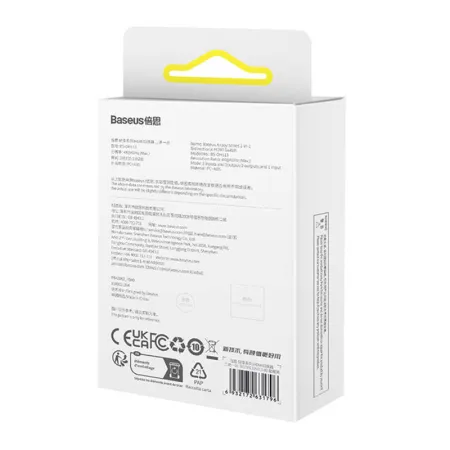 Adapter BASEUS HDMI 2w1 (czarny)