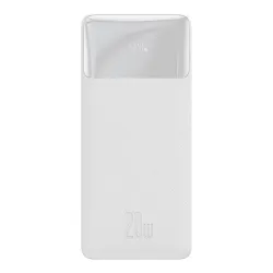 Powerbank BASEUS Bipow 10000mAh 20W 2xUSB USB-C (biały)