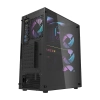 Obudowa komputerowa DARKFLASH DK351 + 4 wentylatory RGB (czarna)