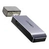 Czytnik kart UGREEN CM180 USB 4w1 SD/microSD/CF/MS (srebrny)