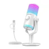 Mikrofon MAONO DM30RGB (biały)