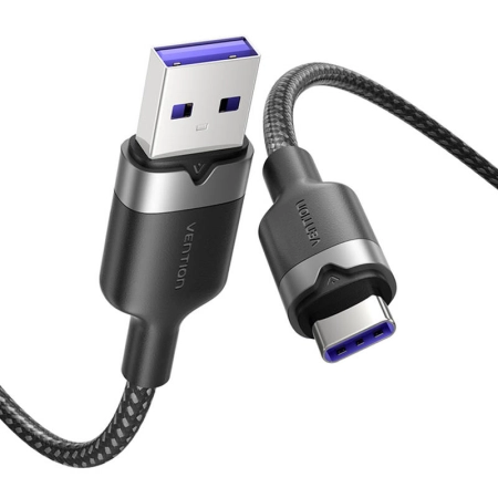 Kabel VENTION CTOBF USB-A-USB-C 1m 6A (czarny)