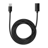Kabel BASEUS AirJoy USB-A-USB-A przedłużacz 2m (czarny)
