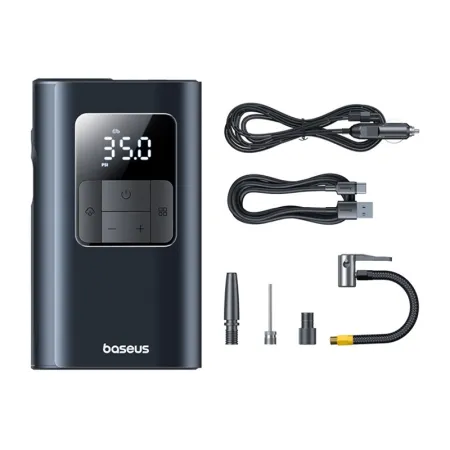 Kompresor samochodowy BASEUS PrimeTrip VA1 2w1 (czarny)